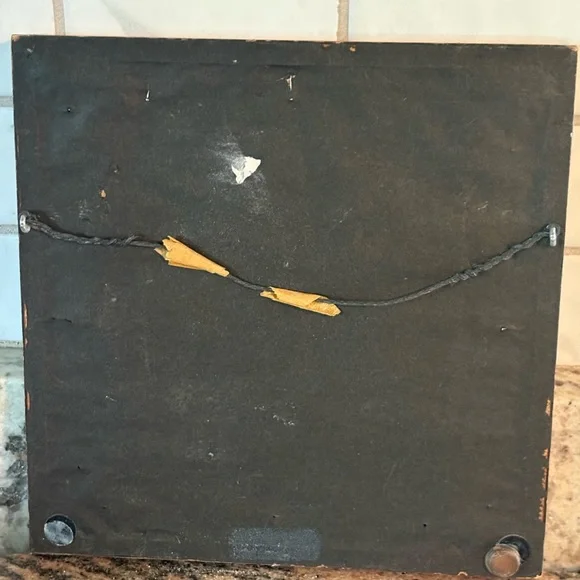 Vintage cross sticked “Taste Makes Waist”Wall Accent#kitchen#funny#handmade#80s - Picture 4 of 7